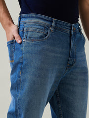 Enzyme Wash Logan Straight Fit Jeans Enzyme Wash Logan Straight Fit Jeans