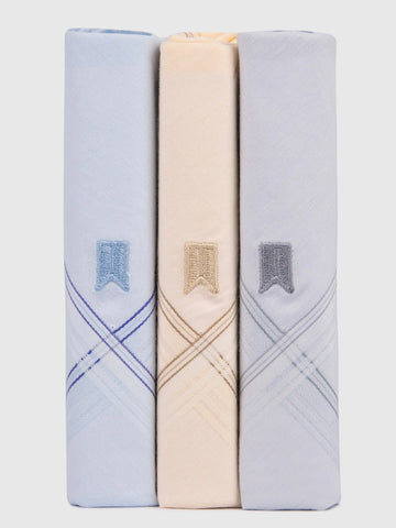 Premium Cotton Handkerchiefs for Men – Pack of 3 Tim Paris