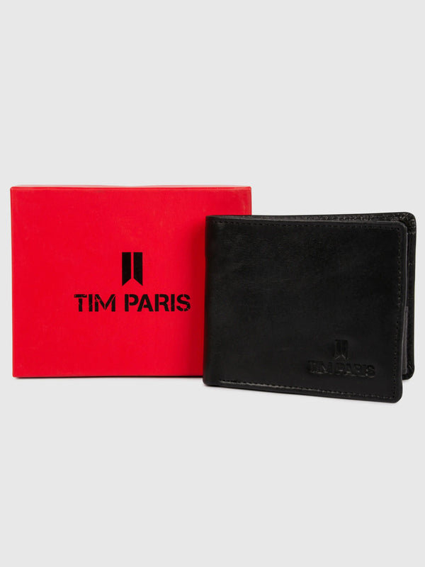 Black Wallet Tim Paris