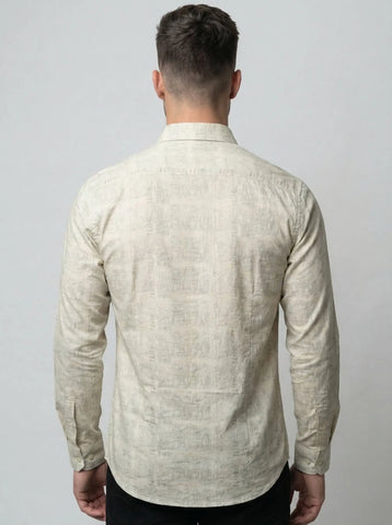 GREY PRINT SHIRT Tim Paris
