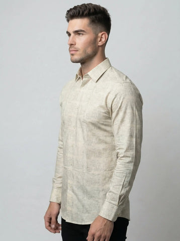 GREY PRINT SHIRT Tim Paris
