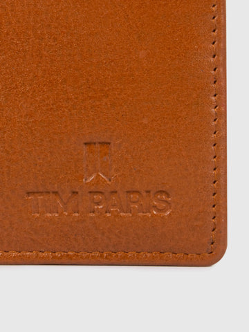 Tan Leather Wallet Tim Paris
