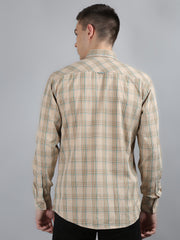 Beige Classic Checks Shirt