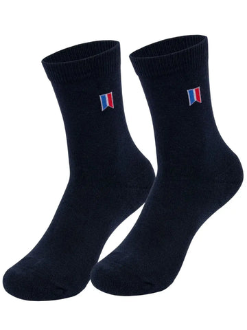 Socks For Premium High Ankle Length Sports Socks With Thick Cotton Cushion Multi-Purpose|Extra Durable Socks In An Assorted Combo| Pack Of 3 Free Size |(Cream/Black/Navy)| Tim Paris