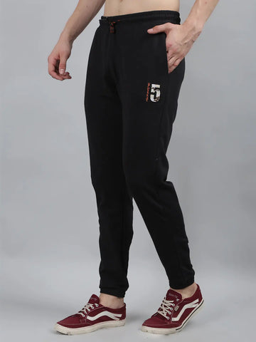 Black Regular Fit Stretch Lounge Pant Tim Paris