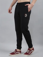 Black Regular Fit Stretch Lounge Pant