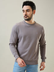 Tim Paris Grey Round Neck Sweatshirt