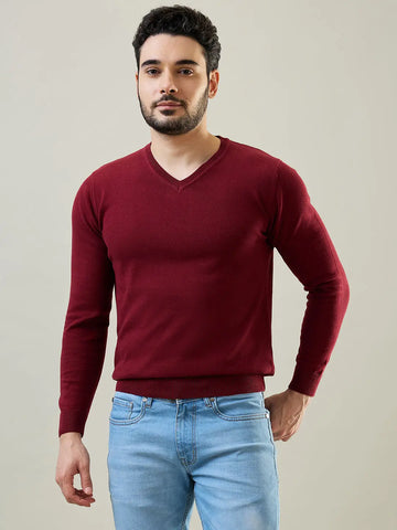 Tim Paris Wine Mock Neck Pullover Tim Paris