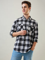Black & White Checkered Shirt