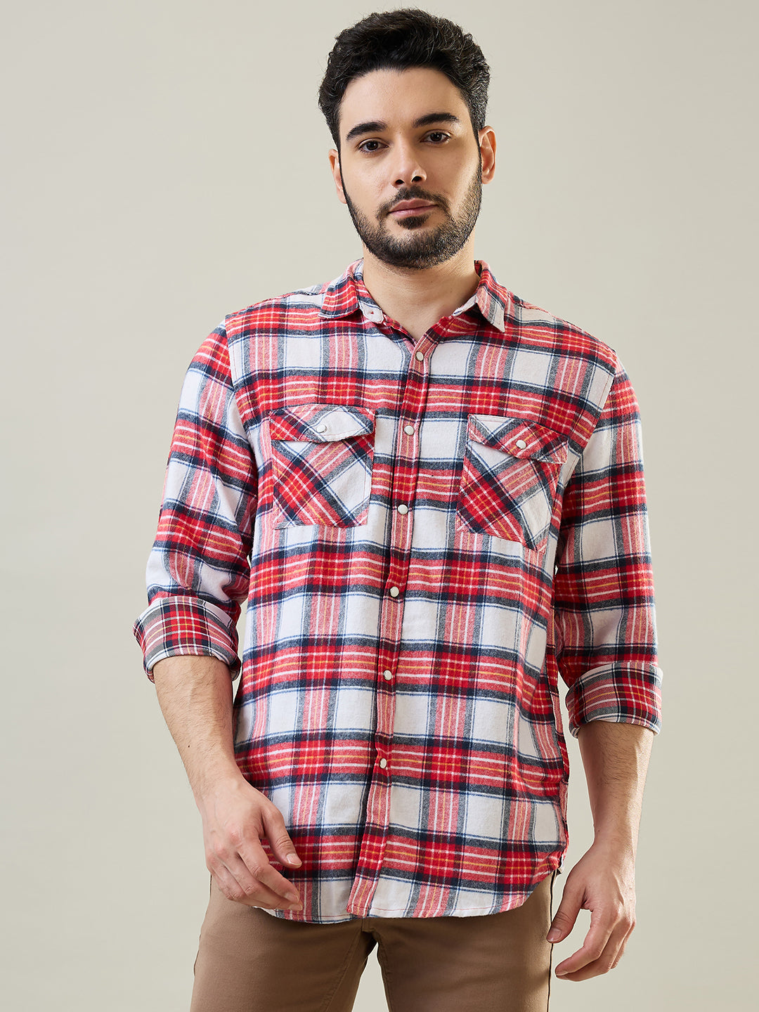 Red & Black Checkered Shirt