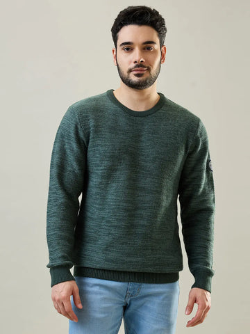 Deep Forest Round Neck Pullover Tim Paris