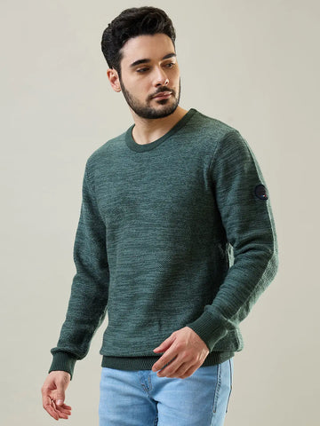 Deep Forest Round Neck Pullover Tim Paris