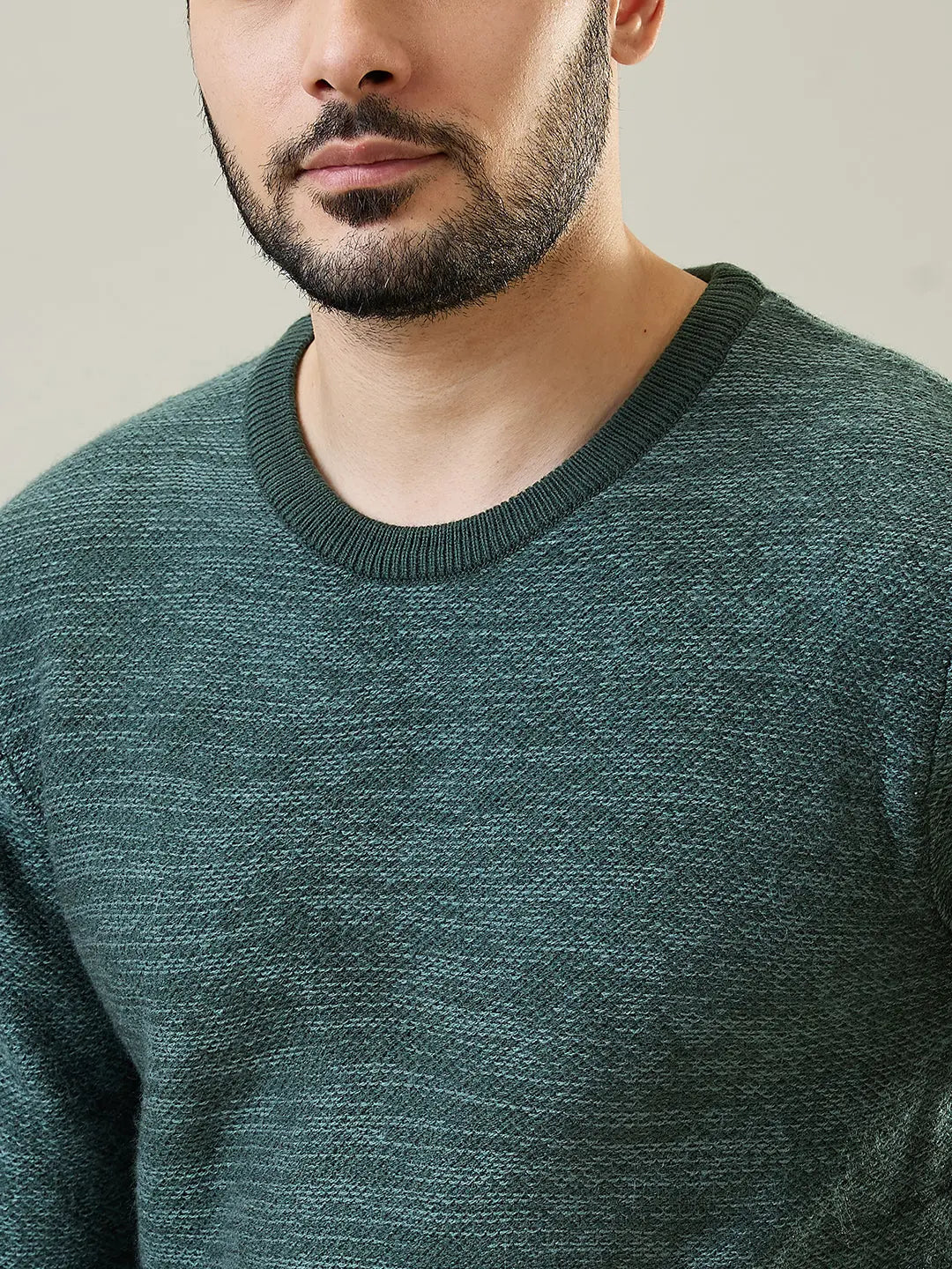 Deep Forest Round Neck Pullover Tim Paris