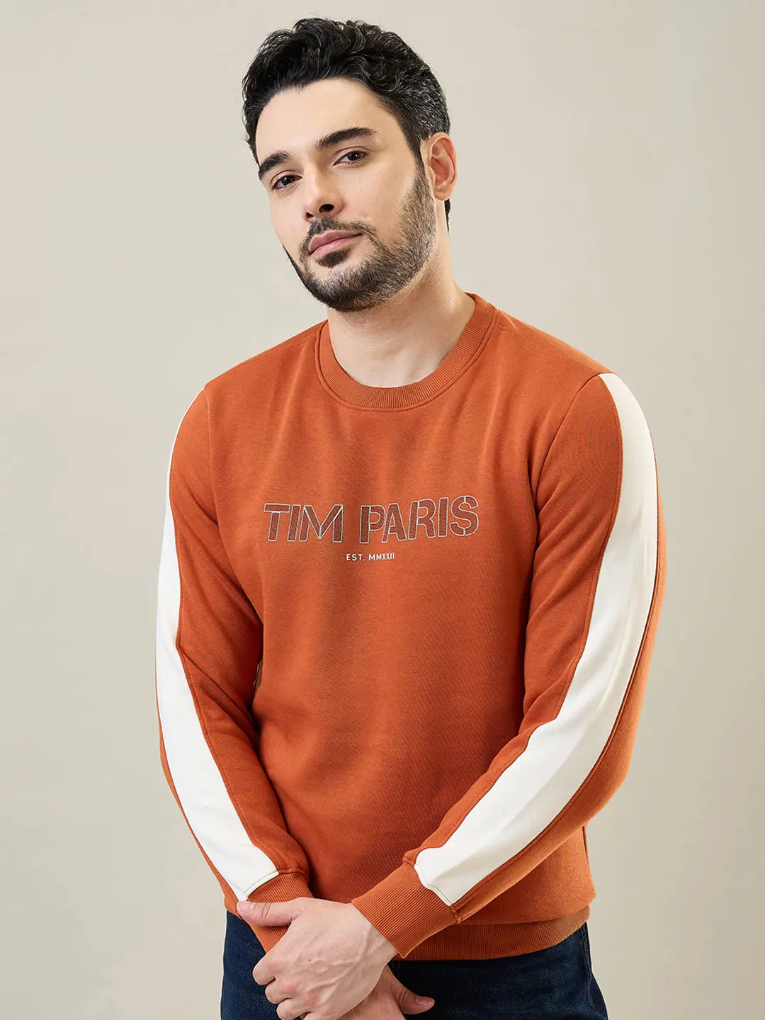 Bombay Brown Sweatshirt - Tim Paris