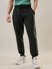 Deep Forest Green Regular Fit Joggers