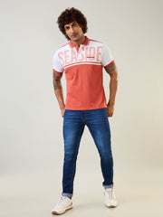 Mens T-Shirt Cut & Sew Burnt Sienna