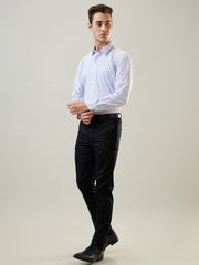 Tim Paris Formal Shirt: Blue Regular Checks
