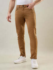 Khaki Ferdinand Slim Tapered Fit Jeans