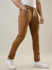 Khaki Ferdinand Slim Tapered Fit Jeans