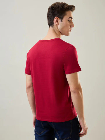 Scooter Red Solid T-Shirt Tim Paris