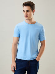 Dutch Canal Blue Solid T-Shirt
