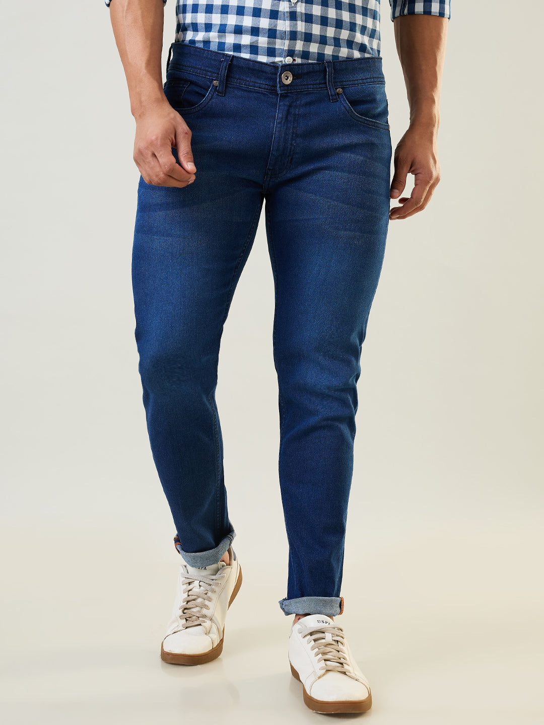 Rinse Blue Skinny Fit Jeans