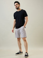 Light Grey Dyed Stretch Shorts
