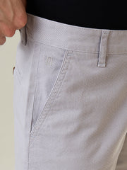 Light Grey Dyed Stretch Shorts