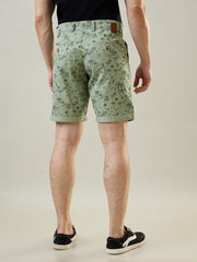 Mint Dyed Stretch Shorts