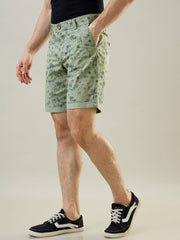 Mint Dyed Stretch Shorts