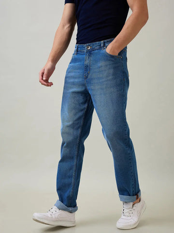 Enzyme Wash Logan Straight Fit Jeans Tim Paris