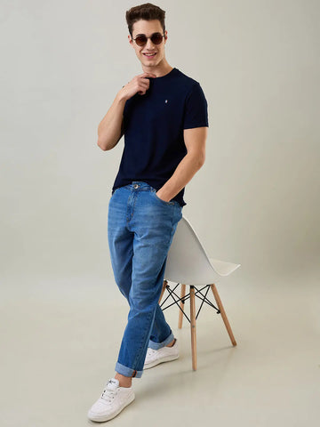 Enzyme Wash Logan Straight Fit Jeans Tim Paris