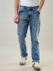 Light Indigo Logan Straight Fit Jeans