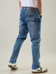 Light Indigo Logan Straight Fit Jeans