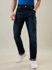 Dark Tint Logan Straight Fit Denim Jeans