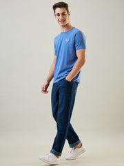 Medium Cloud Logan Straight Fit Jeans