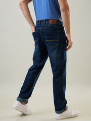 Medium Cloud Logan Straight Fit Jeans