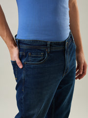 Medium Cloud Logan Straight Fit Jeans