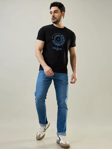 Enzyme Blue Ferdinand Slim Tapered Fit Jeans Tim Paris