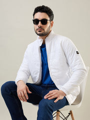 White Bomber Jacket