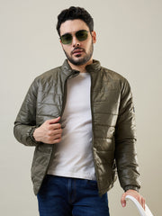 Tim Paris Jacket - Olive Green Bomber Jacket