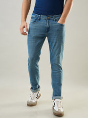Medium Tint Parker Slim Straight Fit Stretch Jeans