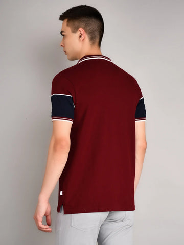 Maroon Polo Tees Tim Paris