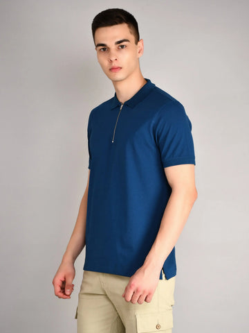 Airforce Blue Polo Tees Tim Paris