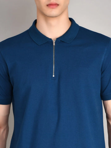 Airforce Blue Polo Tees Tim Paris