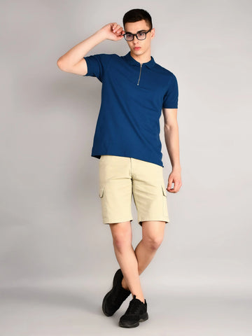 Airforce Blue Polo Tees Tim Paris