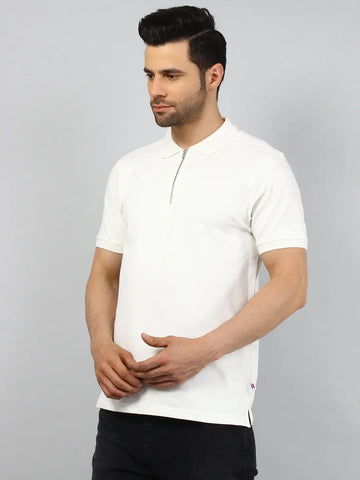 White Polo Tees Tim Paris