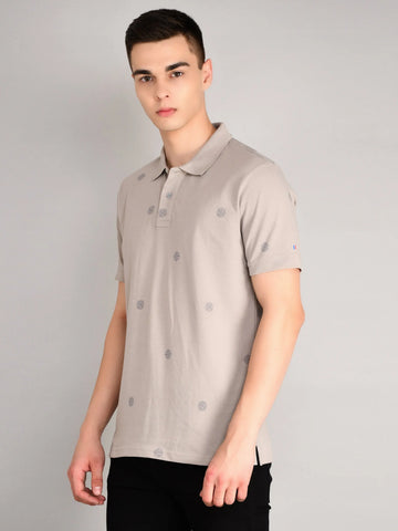 Grey Polo Tees Tim Paris