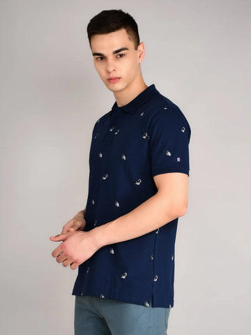 Navy Blue Polo Tees Tim Paris