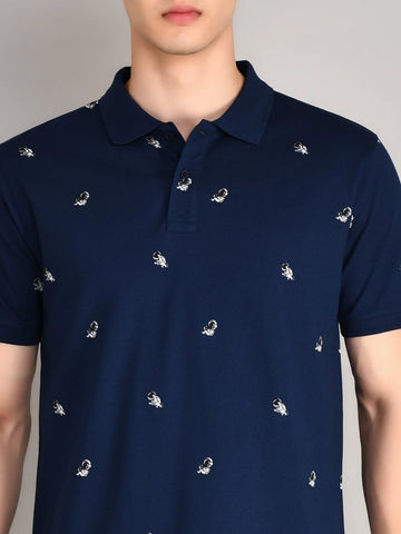 Navy Blue Polo Tees Tim Paris